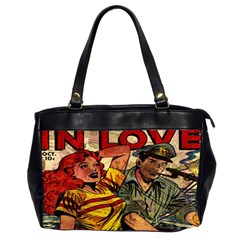 Woman In Love Office Handbags (2 Sides)  by Valentinaart