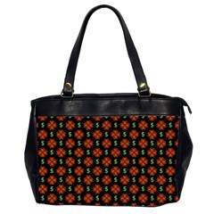 Dollar Sign Graphic Pattern Office Handbags (2 Sides)  by dflcprints