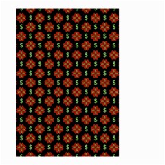 Dollar Sign Graphic Pattern Small Garden Flag (two Sides) by dflcprints