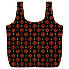 Dollar Sign Graphic Pattern Full Print Recycle Bags (l)  by dflcprints