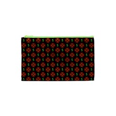 Dollar Sign Graphic Pattern Cosmetic Bag (xs) by dflcprints