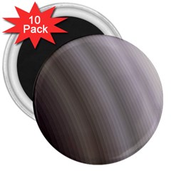 Fractal Background With Grey Ripples 3  Magnets (10 Pack)  by Simbadda