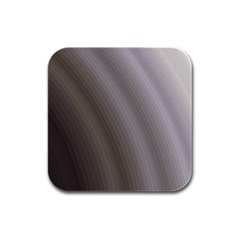 Fractal Background With Grey Ripples Rubber Square Coaster (4 Pack)  by Simbadda