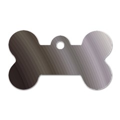 Fractal Background With Grey Ripples Dog Tag Bone (two Sides) by Simbadda