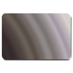 Fractal Background With Grey Ripples Large Doormat  by Simbadda