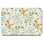 Floral Kraft Seamless Pattern Large Doormat  30 x20  Door Mat