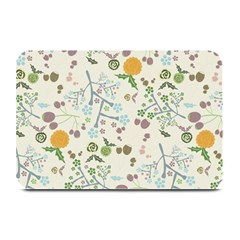 Floral Kraft Seamless Pattern Plate Mats by Simbadda