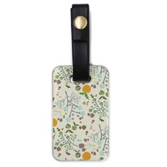 Floral Kraft Seamless Pattern Luggage Tags (one Side)  by Simbadda