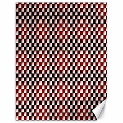 Squares Red Background Canvas 18  X 24   by Simbadda