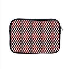 Squares Red Background Apple Macbook Pro 15  Zipper Case by Simbadda