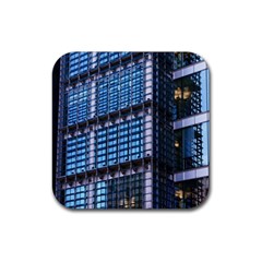 Modern Business Architecture Rubber Coaster (square)  by Simbadda