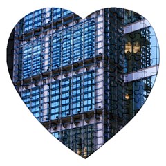 Modern Business Architecture Jigsaw Puzzle (heart) by Simbadda