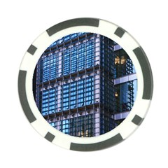 Modern Business Architecture Poker Chip Card Guard by Simbadda