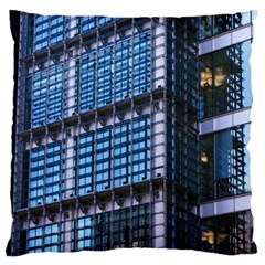 Modern Business Architecture Large Flano Cushion Case (two Sides) by Simbadda