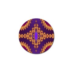 Something Different Fractal In Orange And Blue Golf Ball Marker (10 Pack) by Simbadda