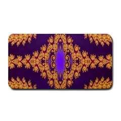 Something Different Fractal In Orange And Blue Medium Bar Mats by Simbadda