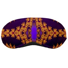 Something Different Fractal In Orange And Blue Sleeping Masks by Simbadda