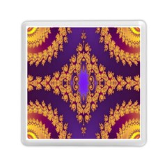 Something Different Fractal In Orange And Blue Memory Card Reader (square)  by Simbadda