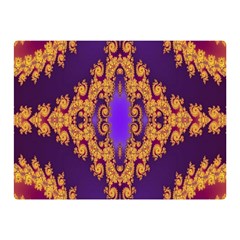 Something Different Fractal In Orange And Blue Double Sided Flano Blanket (mini)  by Simbadda