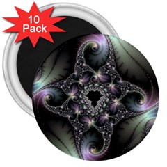 Magic Swirl 3  Magnets (10 Pack)  by Simbadda