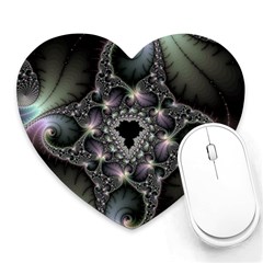 Magic Swirl Heart Mousepads by Simbadda