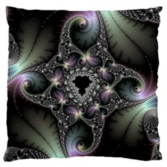 Magic Swirl Large Cushion Case (one Side) by Simbadda