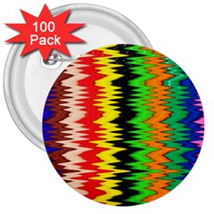 Colorful Liquid Zigzag Stripes Background Wallpaper 3  Buttons (100 Pack)  by Simbadda