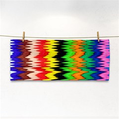 Colorful Liquid Zigzag Stripes Background Wallpaper Cosmetic Storage Cases by Simbadda