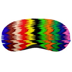 Colorful Liquid Zigzag Stripes Background Wallpaper Sleeping Masks by Simbadda