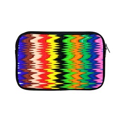 Colorful Liquid Zigzag Stripes Background Wallpaper Apple Macbook Pro 13  Zipper Case by Simbadda