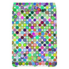 Colorful Dots Balls On White Background Flap Covers (s)  by Simbadda