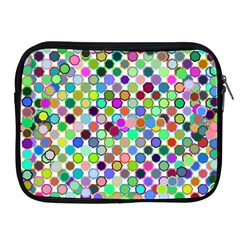 Colorful Dots Balls On White Background Apple Ipad 2/3/4 Zipper Cases by Simbadda