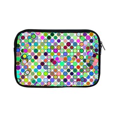 Colorful Dots Balls On White Background Apple Ipad Mini Zipper Cases by Simbadda