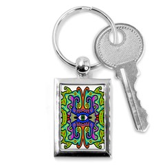 Abstract Shape Doodle Thing Key Chains (rectangle)  by Simbadda