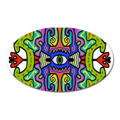 Abstract Shape Doodle Thing Oval Magnet by Simbadda