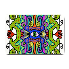 Abstract Shape Doodle Thing Small Doormat  by Simbadda