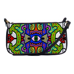 Abstract Shape Doodle Thing Shoulder Clutch Bags by Simbadda