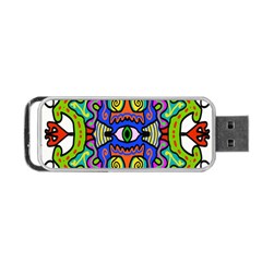 Abstract Shape Doodle Thing Portable Usb Flash (two Sides) by Simbadda