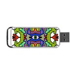 Abstract Shape Doodle Thing Portable USB Flash (Two Sides) Front