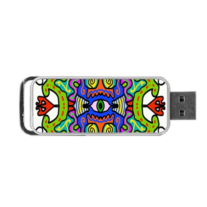 Abstract Shape Doodle Thing Portable USB Flash (Two Sides)