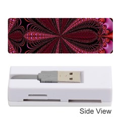 Red Ribbon Effect Newtonian Fractal Memory Card Reader (stick)  by Simbadda