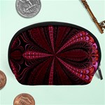 Red Ribbon Effect Newtonian Fractal Accessory Pouches (Large)  Front