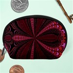 Red Ribbon Effect Newtonian Fractal Accessory Pouches (Large)  Back