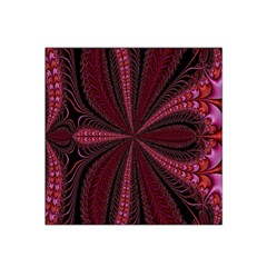 Red Ribbon Effect Newtonian Fractal Satin Bandana Scarf by Simbadda