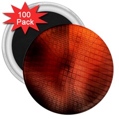 Background Technical Design With Orange Colors And Details 3  Magnets (100 Pack) by Simbadda