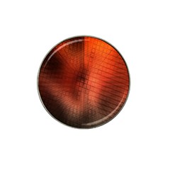 Background Technical Design With Orange Colors And Details Hat Clip Ball Marker by Simbadda