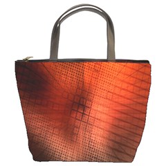 Background Technical Design With Orange Colors And Details Bucket Bags by Simbadda