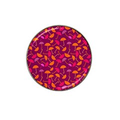 Umbrella Seamless Pattern Pink Lila Hat Clip Ball Marker by Simbadda