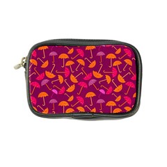 Umbrella Seamless Pattern Pink Lila Coin Purse by Simbadda