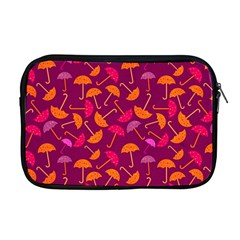 Umbrella Seamless Pattern Pink Lila Apple Macbook Pro 17  Zipper Case by Simbadda